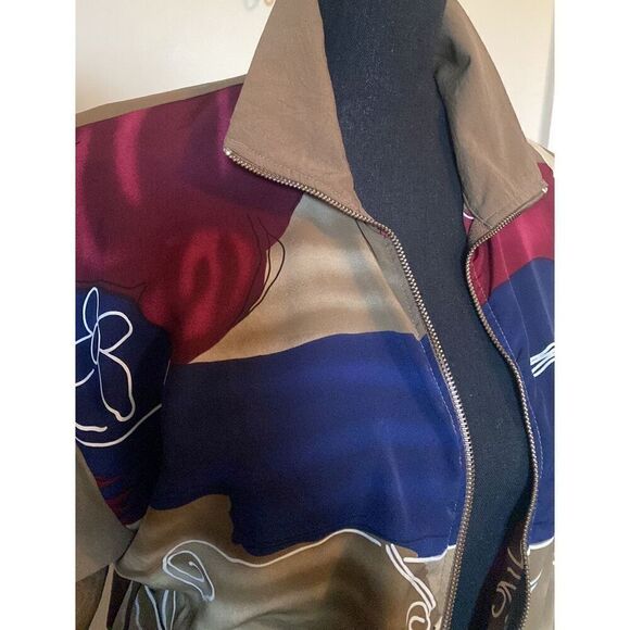 Vintage Sport Savvy Zip Up Windbreaker Sz Large - Picture 5 of 6